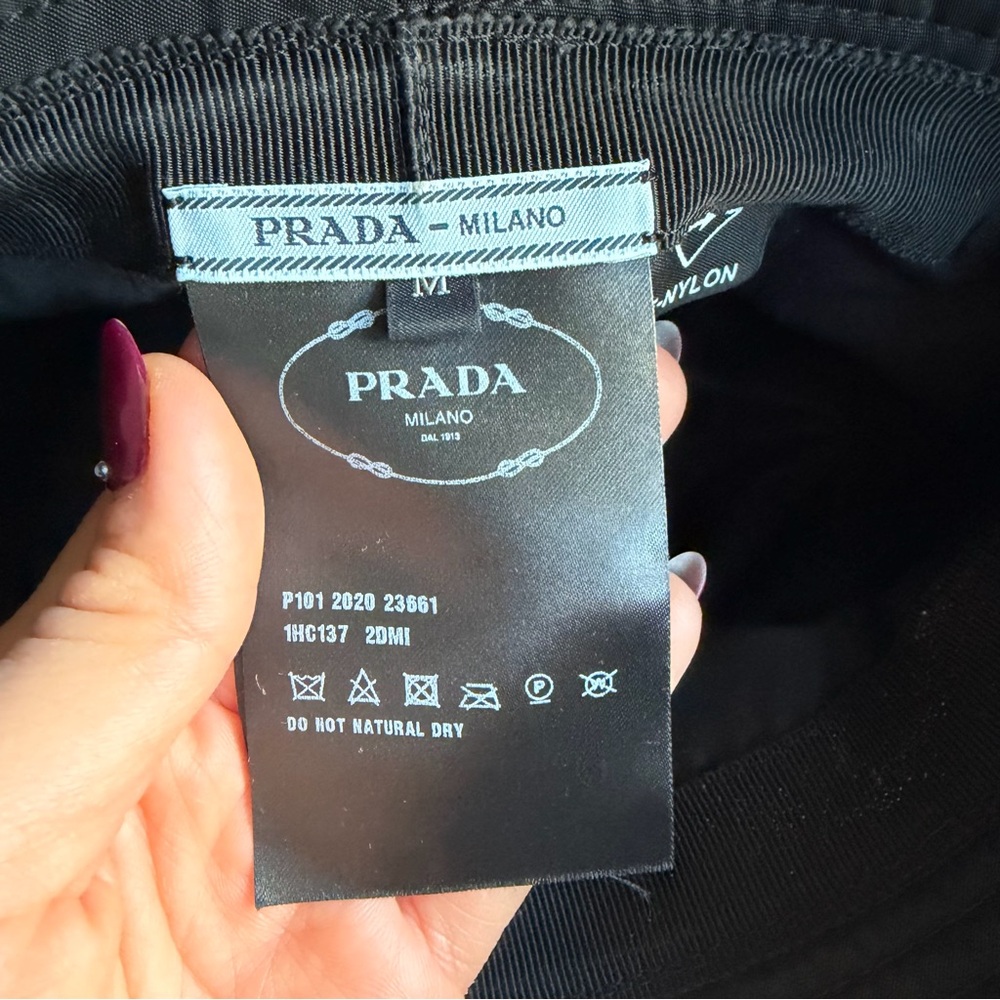 Prada Classic Black Bucket Hat - Picture 5 of 9